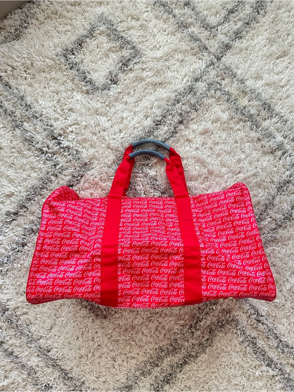 stoney clover lane X coca cola duffle bag